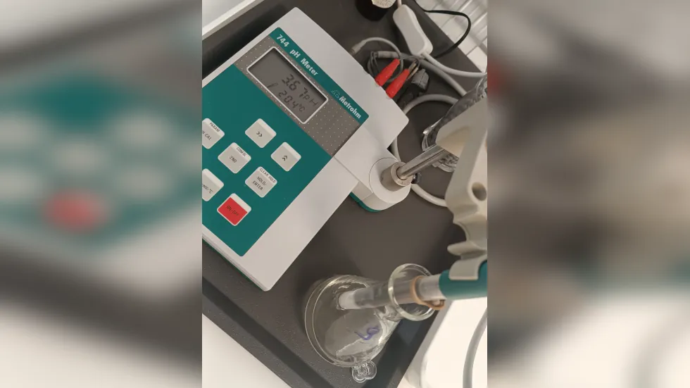 Munkában a pH-mérő